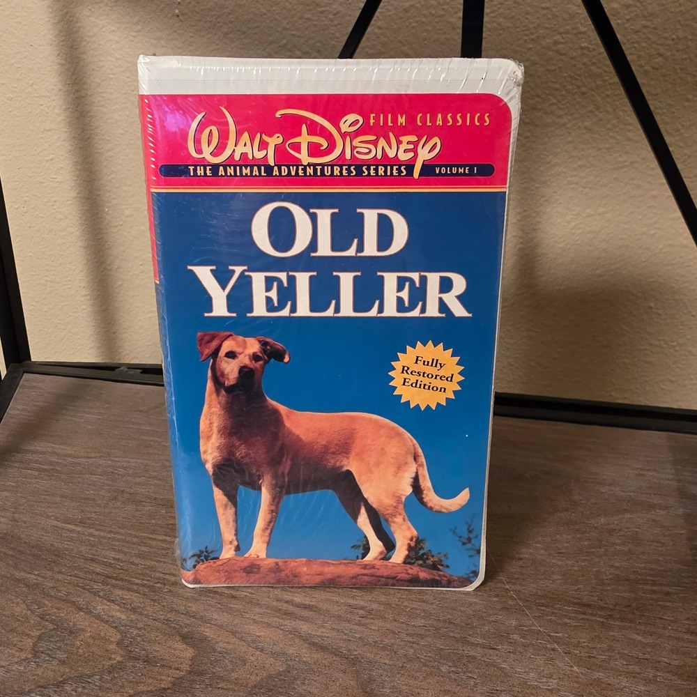 Walt Disney Old Yeller VHS Animal Adventures Series‎ Vol 1 Fully Restored Sealed